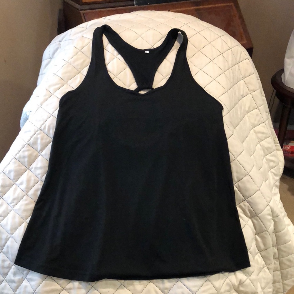 Black women’s large cotton tank top